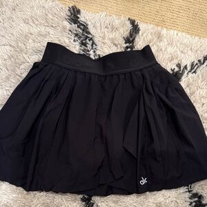 ALO Yoga Black Skater Skirt